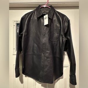 New Ralph Lauren leather shirt